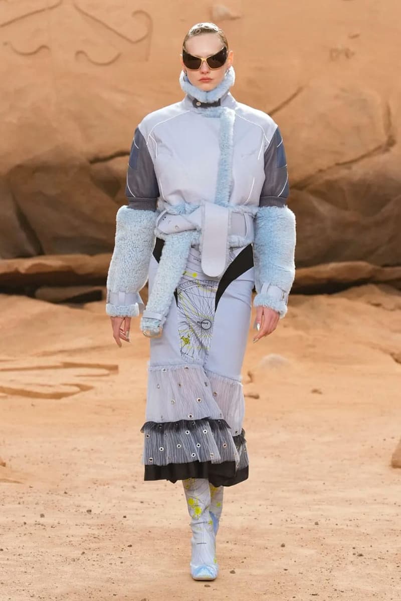 오프 화이트 2023 가을, 겨울 컬렉션 ‘루나 딜리버리’, 오프 화이트, 버질 아블로, 이브라힘 카마라, 럭셔리 브랜드, 하이엔드 스트리트웨어를, 루나 딜리버리, 2023FW, 파리 패션위크, 나오미 캠벨, 수주, 버질 아블로 디자인, 아프로 퓨처