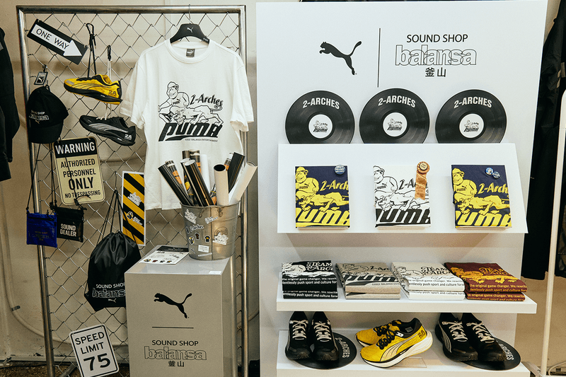 푸마 x 발란사 '2-ARCHES' 협업 컬렉션 출시 러닝 puma balansa sound shop nitro running sneaker collaboration collection