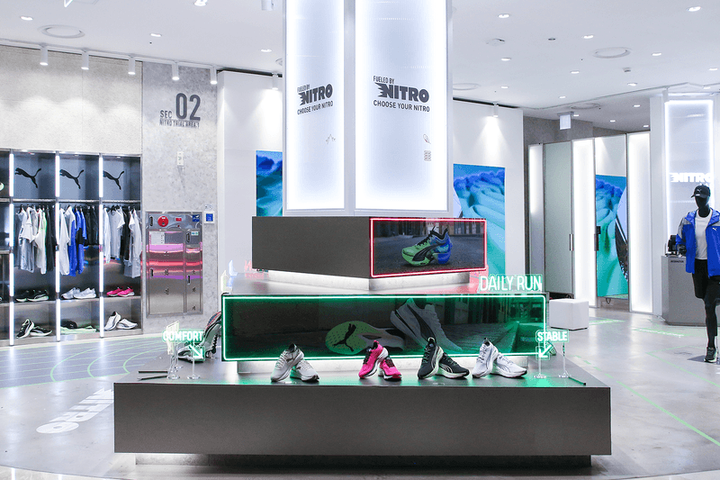 러너를 위한 혁신, 푸마 '나이트로 랩' 팝업 스토어 오픈 puma running sneaker footwear foreverrun nitro lab release
