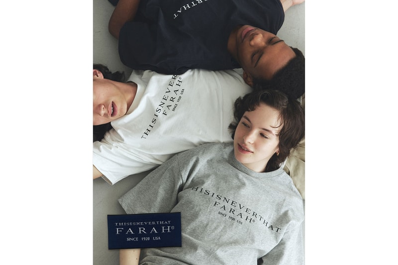 디스이즈네버댓 x 파라 협업 제품군 출시 소식, 디스이즈네버댓, 파라, thisisneverthat, farah, collaboration, 협업