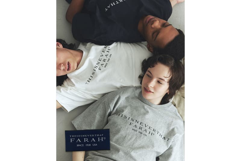 디스이즈네버댓 x 파라 협업 제품군 출시 소식, 디스이즈네버댓, 파라, thisisneverthat, farah, collaboration, 협업