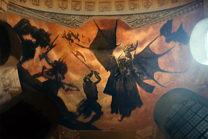 프랑스 대성당을 장식한 ‘디아블로 4’ 벽화, 대중에게 개방