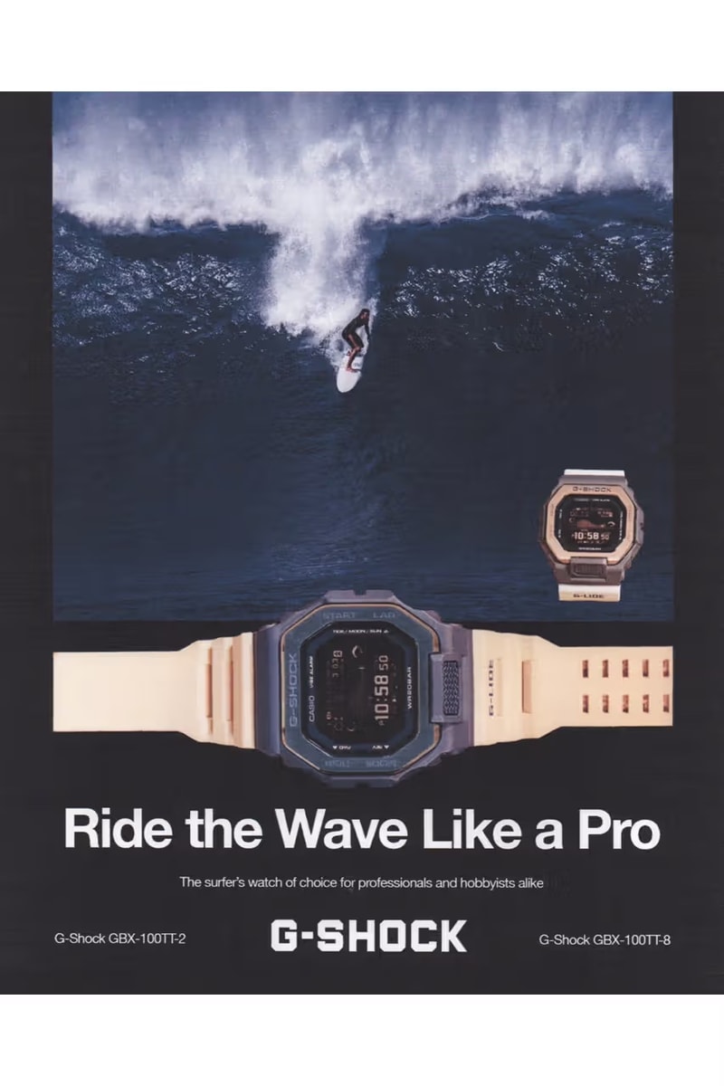 파도와 함께 돌아온 G-Shock GBX-100 시리즈 new surf g-shock series