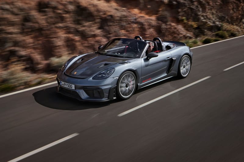 2024 포르쉐 718 스파이더 RS 컨버터블 디자인 공개