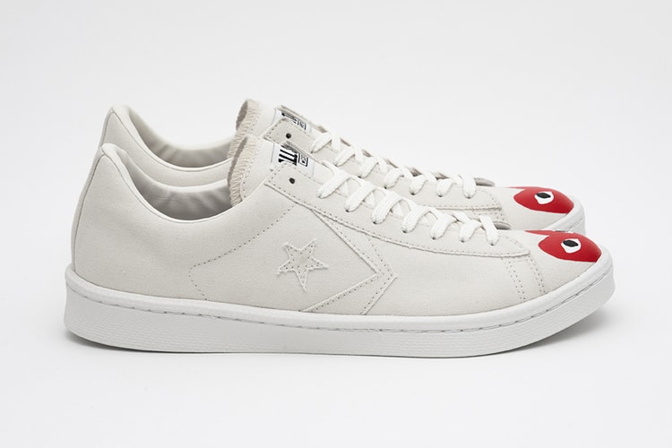 10년 만에 바뀐 로고 위치, 꼼 데 가르송 플레이 x 컨버스 프로 레더 출시 정보