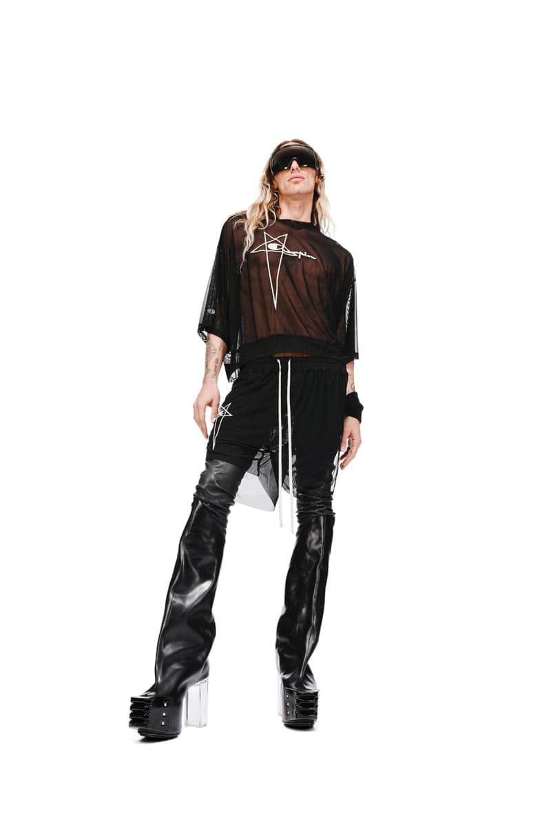 릭 오웬스와 챔피온의 네 번째 협업 컬렉션 살펴보기, rick owens, 릭, 다크셰도우, 다크쉐도우, 릭오웬스 할인, 갤러리아, 라몬스, 다크웨어, 릭오웬스 협업, 챔피온, rick, 래퍼 패션, 힙합 패션, 레이브 패션, 레이브기어,