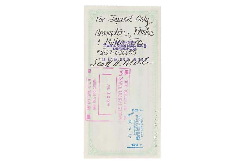 스티브 잡스의 친필사인이 담긴 수표가 경매에 올랐다, 스티브 워즈니악, 애플, 지폐, RR Auction, Apple Computor Company