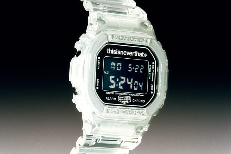 디스이즈네버댓 x 지샥, 컬래버레이션 제품군 출시