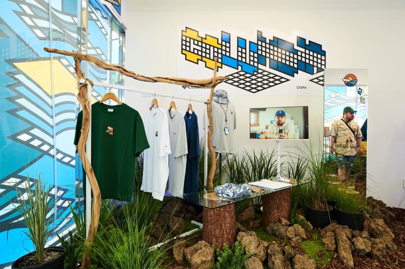 제주 바람을 이끌고 온, 컬럼비아 x 그라플렉스 팝업 스토어 columbia artist grafflex summer life in jeju outdoor