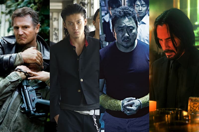 범죄도시, 마동석, 크로우즈 제로, 테이큰, 존 윅, 부산행, 리썰 웨폰, 엽문, 견자단, 더 레이드, 익스펜더블, 킬 빌