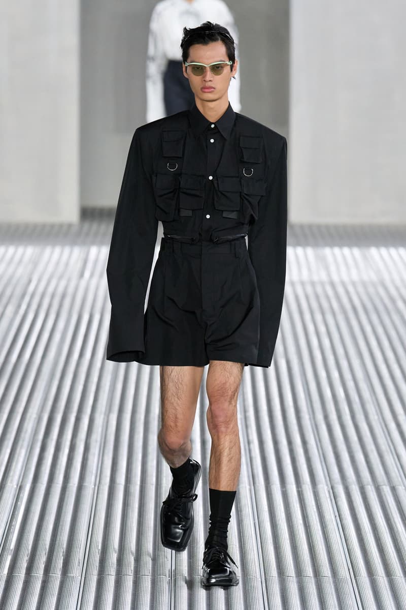 미우치아 프라다와 라프 시몬스의 프라다 2024 SS 컬렉션 런웨이,
