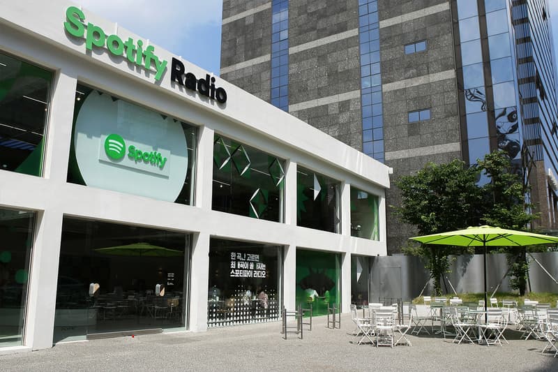 스포티파이가 라디오 기능을 체험할 수 있는 팝업을 진행 중이다 spotify radio pop up 쎈느