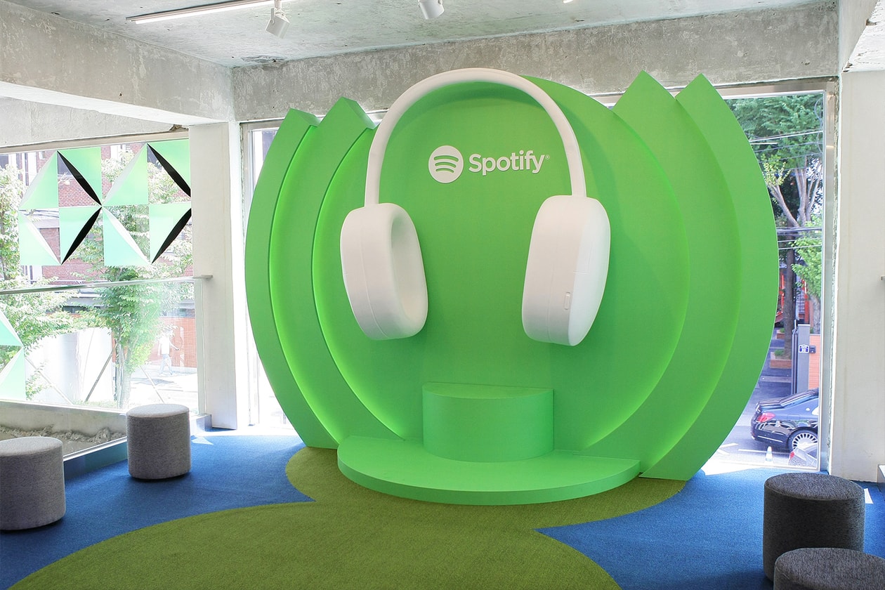 스포티파이가 라디오 기능을 체험할 수 있는 팝업을 진행 중이다 spotify radio pop up 쎈느