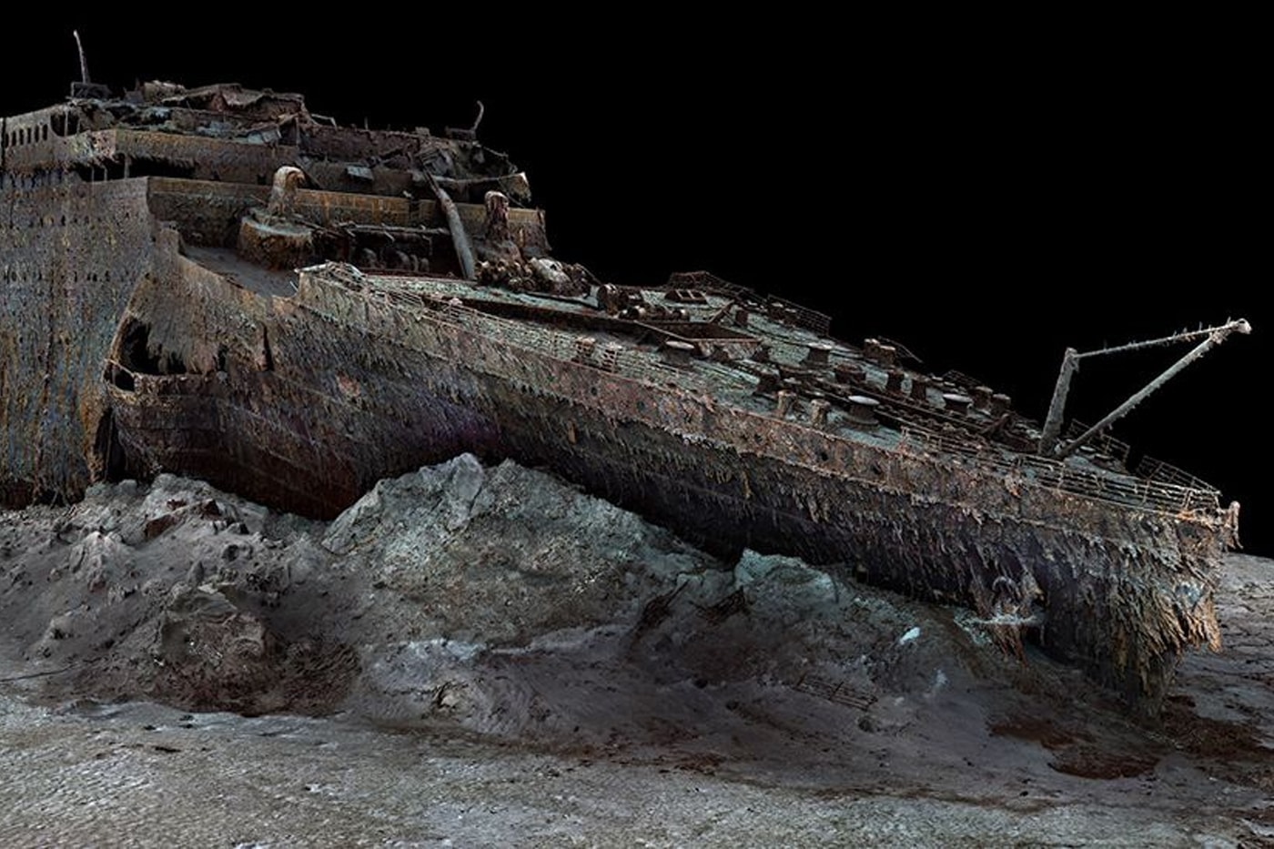 타이타닉 호, 30년 후에 완전히 사라진다, 대서양, 타이탄 잠수정