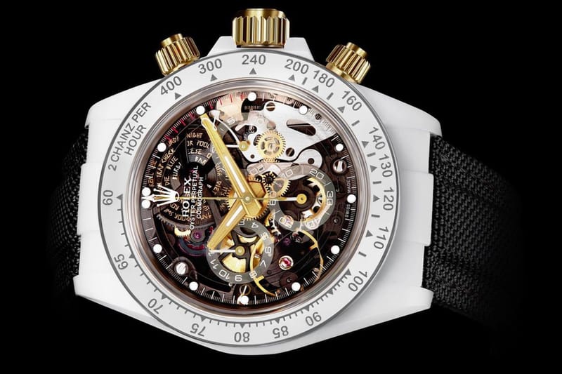 투 체인즈 x 스켈레톤 콘셉트 롤렉스 데이토나 공개