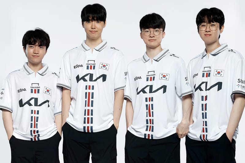 한국e스포츠 국가대표팀 공식 유니폼이 공개됐다