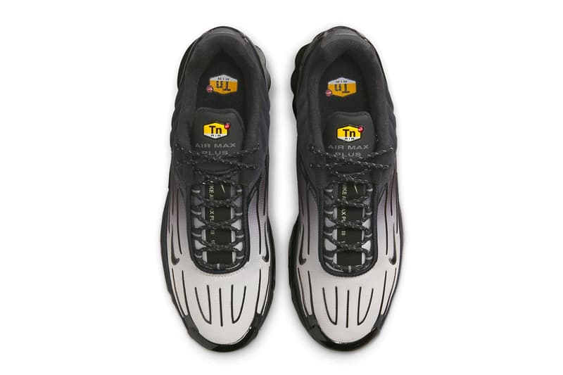 나이키, 에어 맥스 플러스 3 ‘블랙/검’ 공개, nike, air max plus, air max, black, gum