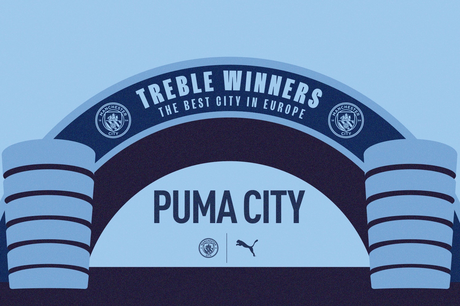 푸마, 맨체스터 시티 FC 방한 기념 팝업 스토어 ‘푸마 시티’ 오픈 puma city manchester city FC Treble winners pop up store