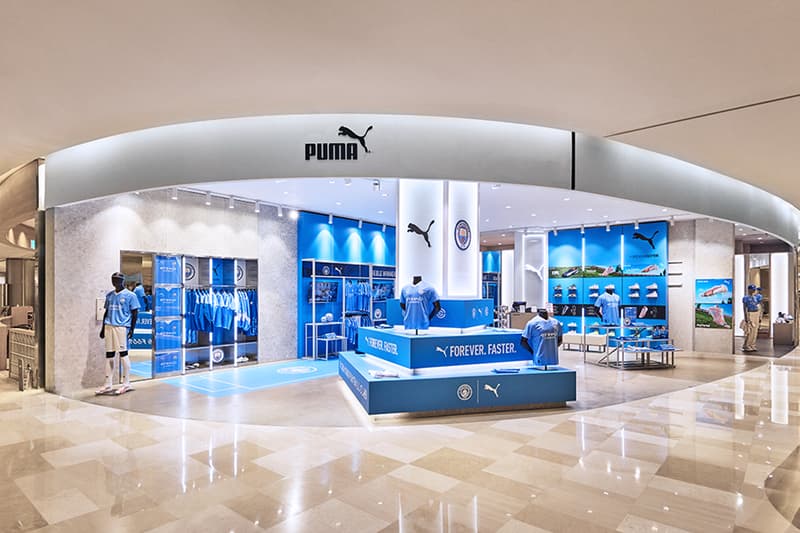 푸마, 맨체스터 시티 FC 방한 기념 팝업 스토어 ‘푸마 시티’ 오픈 puma city manchester city FC Treble winners pop up store