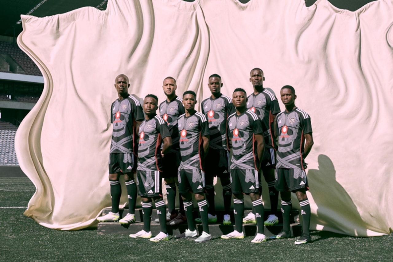 테베 마구구 x 아디다스, 남아공 프로축구 올랜도 파이리츠 유니폼 공개, thebe magugu, 테베 마구구