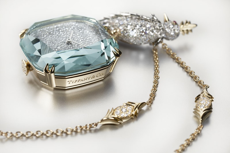 티파니앤코, 펜던트 모양의 ‘버드 온 어 락’ 시계 공개, tiffany, pendant, bird