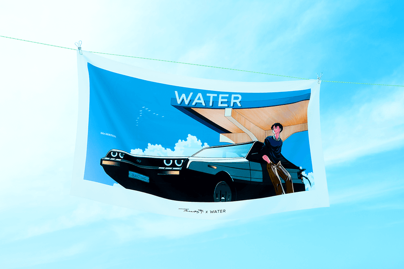 전기차 급속 충전 네트워크 워터, 나무13과 함께한 굿즈 컬렉션 출시 water tree13 city pop 시티팝 협업 컬래버레이션 collaboration