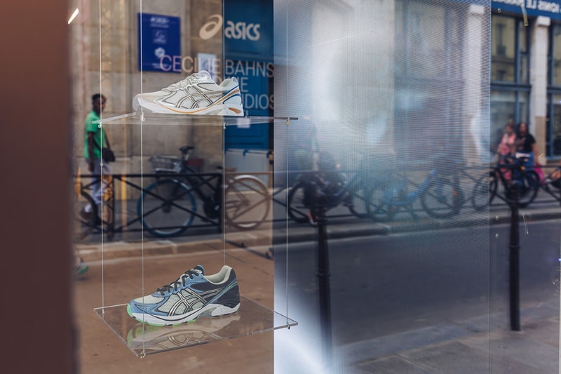 아식스의 새로운 실루엣 GT-2160이 파리 패션위크에서 최초 공개됐다 팝업 스토어 asics paris fashion week 
