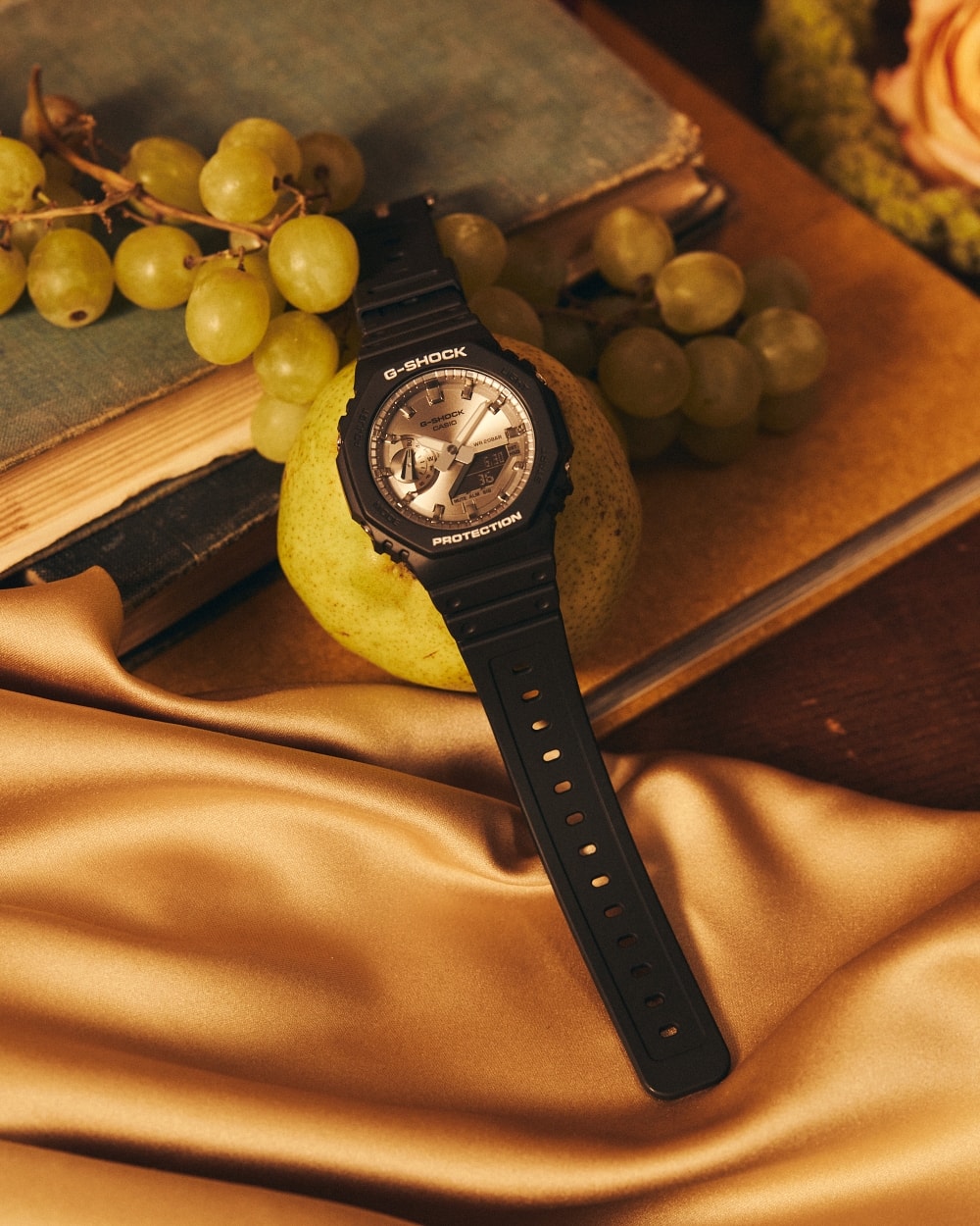 골드, 실버 색상이 가미된 지샥의 GA-2100 컬렉션션 g-shock collection