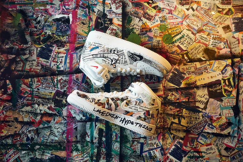 HOW TO: 콜라주 기법으로 나이키 에어 포스 1 미드 커스텀하는 법