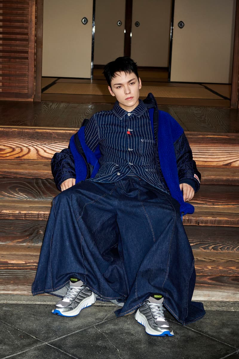 세븐틴 버논 등장, 겐조 2023 FW 캠페인 ‘이스트 미트 웨스트’ 공개, 오사카, 교토, 일본, 다카다 겐조