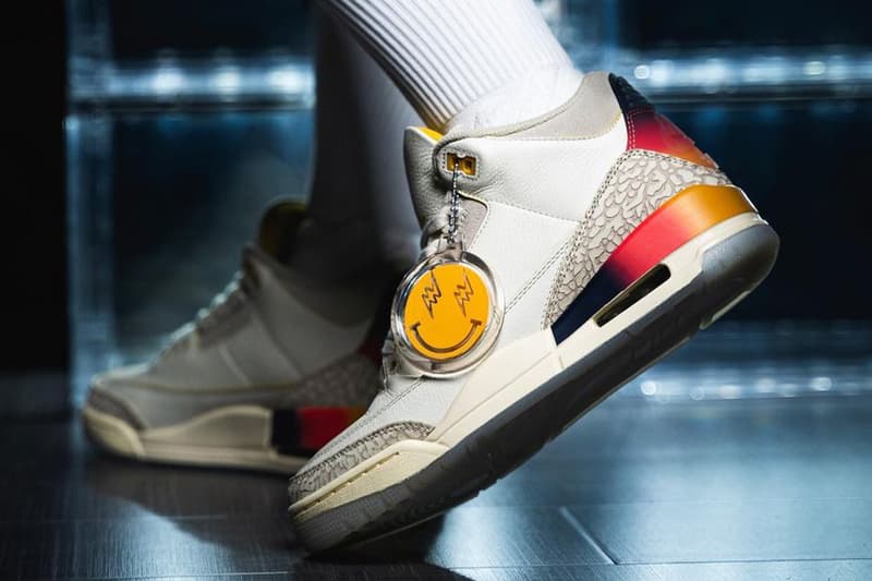 제이 발빈 x 나이키 에어 조던 3 디테일 살펴보기, j balvin, air jordan 3, nike