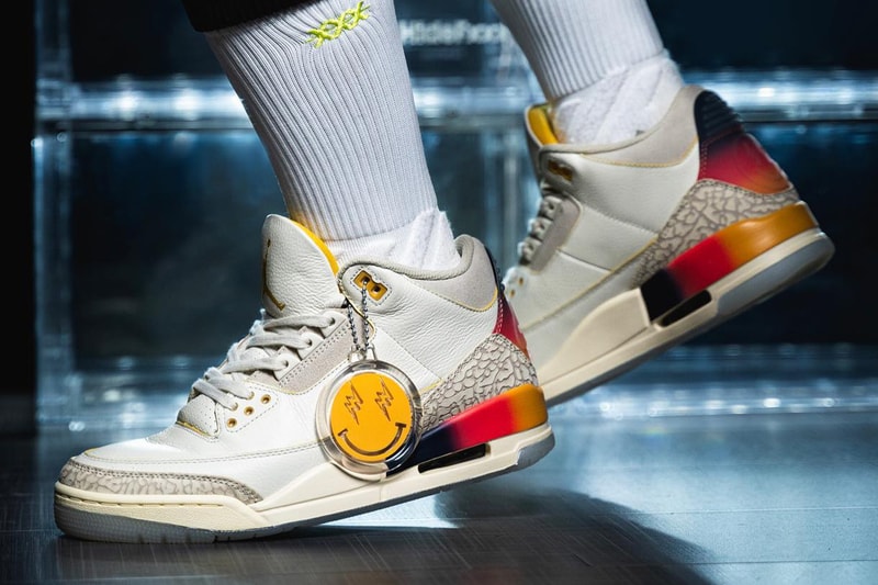 제이 발빈 x 나이키 에어 조던 3 디테일 살펴보기, j balvin, air jordan 3, nike