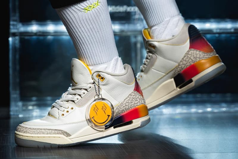 제이 발빈 x 나이키 에어 조던 3 디테일 살펴보기, j balvin, air jordan 3, nike