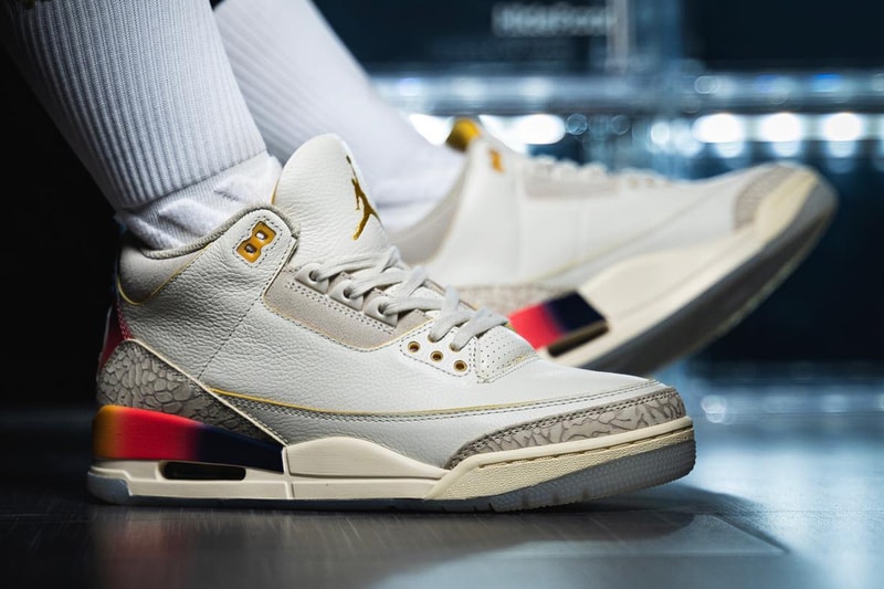 제이 발빈 x 나이키 에어 조던 3 디테일 살펴보기, j balvin, air jordan 3, nike