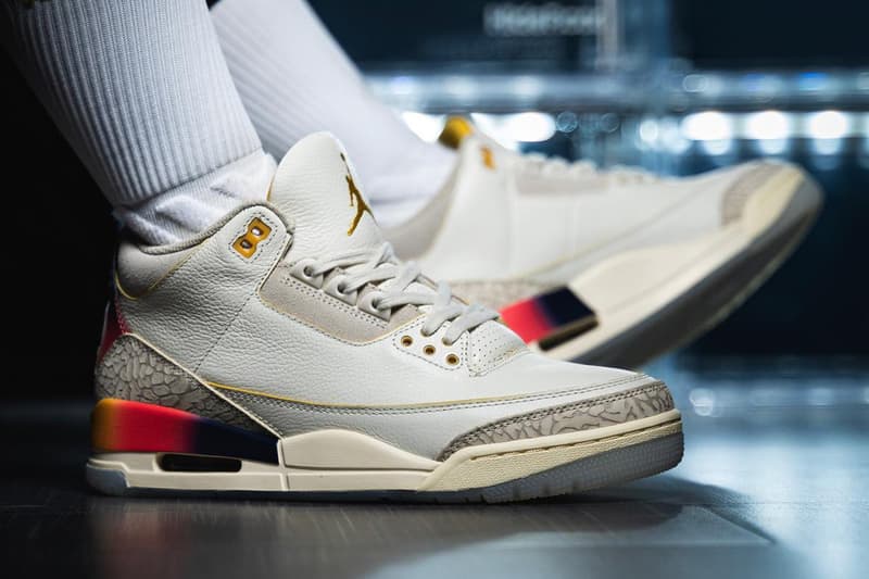 제이 발빈 x 나이키 에어 조던 3 디테일 살펴보기, j balvin, air jordan 3, nike