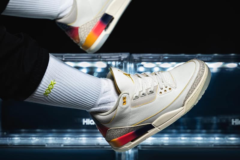 제이 발빈 x 나이키 에어 조던 3 디테일 살펴보기, j balvin, air jordan 3, nike