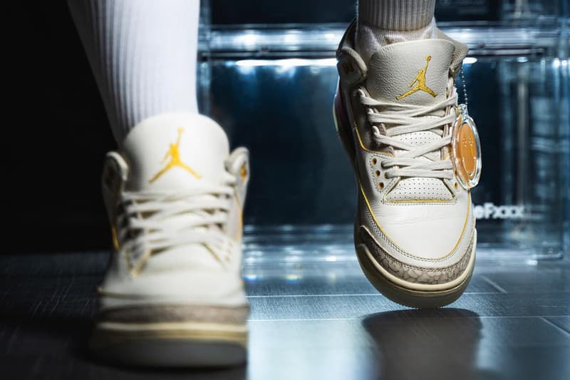 제이 발빈 x 나이키 에어 조던 3 디테일 살펴보기, j balvin, air jordan 3, nike