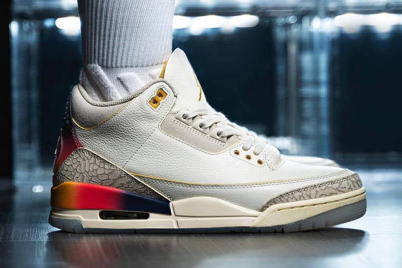 제이 발빈 x 나이키 에어 조던 3 디테일 살펴보기