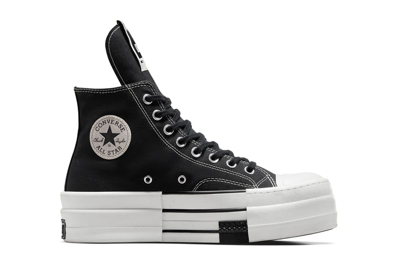 릭 오웬스 x 컨버스 다크쉐도우 더블 다크스타 척 70 2종 출시 정보