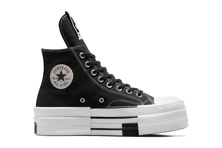 릭 오웬스 x 컨버스 다크쉐도우 더블 다크스타 척 70 2종 출시 정보