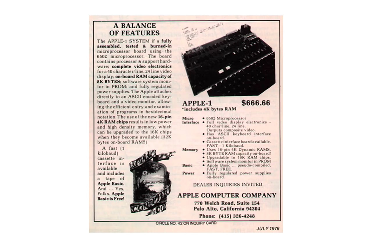 스티브 잡스가 작성한 애플 최초의 컴퓨터 ‘애플 I’ 광고 초안이 거액에 판매됐다, 애플, 애플 I, 워즈니악, RR 옥션, 애플 중고, 애플 컬렉션, 애플 아카이브, 빈티지 아이맥