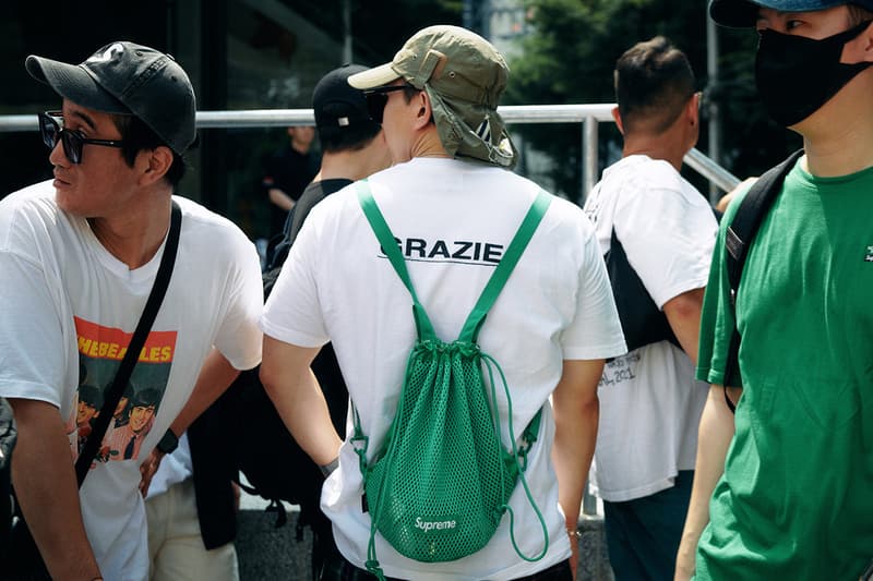 #Streetsnaps: 슈프림 서울 스토어 오픈 현장, 도산대로, 제임스 제비아, 2023 가을, 겨울, 스트리트 브랜드