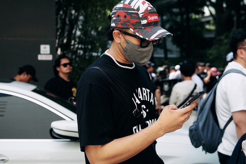 #Streetsnaps: 슈프림 서울 스토어 오픈 현장, 도산대로, 제임스 제비아, 2023 가을, 겨울, 스트리트 브랜드