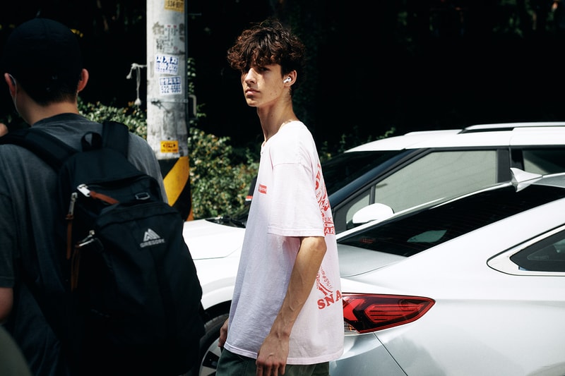 #Streetsnaps: 슈프림 서울 스토어 오픈 현장, 도산대로, 제임스 제비아, 2023 가을, 겨울, 스트리트 브랜드