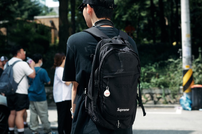 #Streetsnaps: 슈프림 서울 스토어 오픈 현장, 도산대로, 제임스 제비아, 2023 가을, 겨울, 스트리트 브랜드