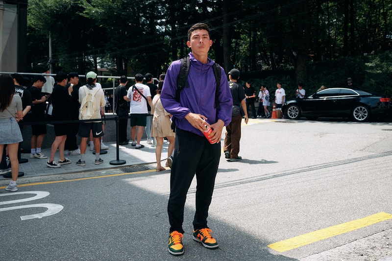 #Streetsnaps: 슈프림 서울 스토어 오픈 현장, 도산대로, 제임스 제비아, 2023 가을, 겨울, 스트리트 브랜드