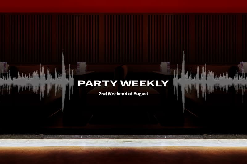 8월 둘째 주 주목할 만한 파티 7, weekly party, 매주파티