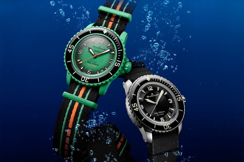 블랑팡 x 스와치 ‘바이오세라믹 스쿠바 피프티 패덤즈’ 컬렉션 출시 정보