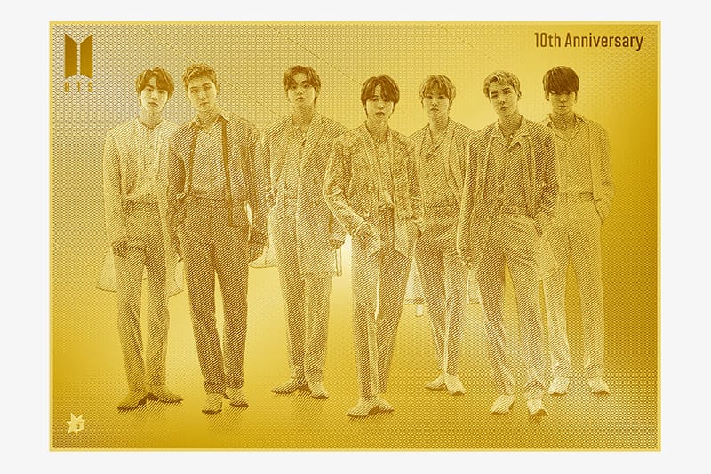 한국조폐공사, BTS 데뷔 10주년 기념 메달 출시