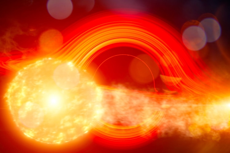 나사가 태양처럼 대형 별을 갉아먹는 블랙홀 발견했다